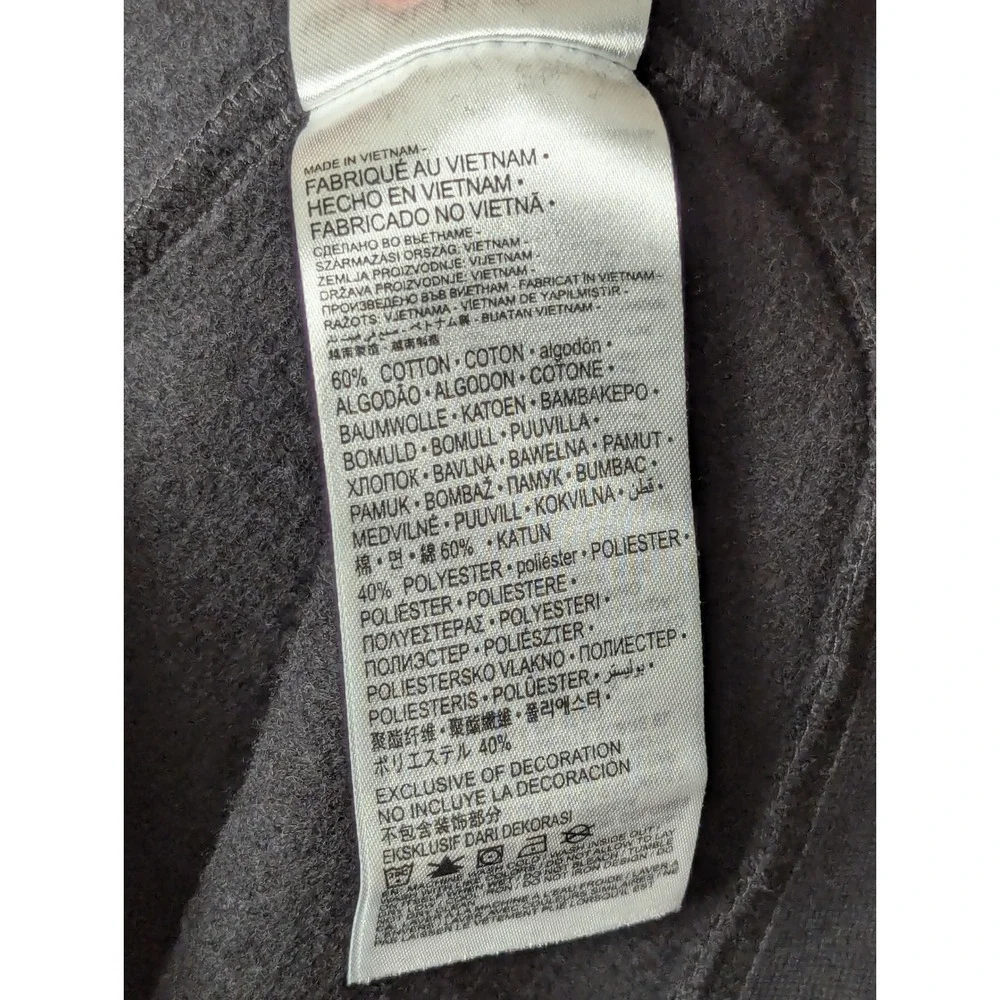 Nike 3 Brand Hoodie Boys XL Black Russell Wilson Pullover Fleece Sweatshirt